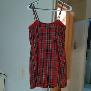 Forever 21- Size M Plaid Mini Dress